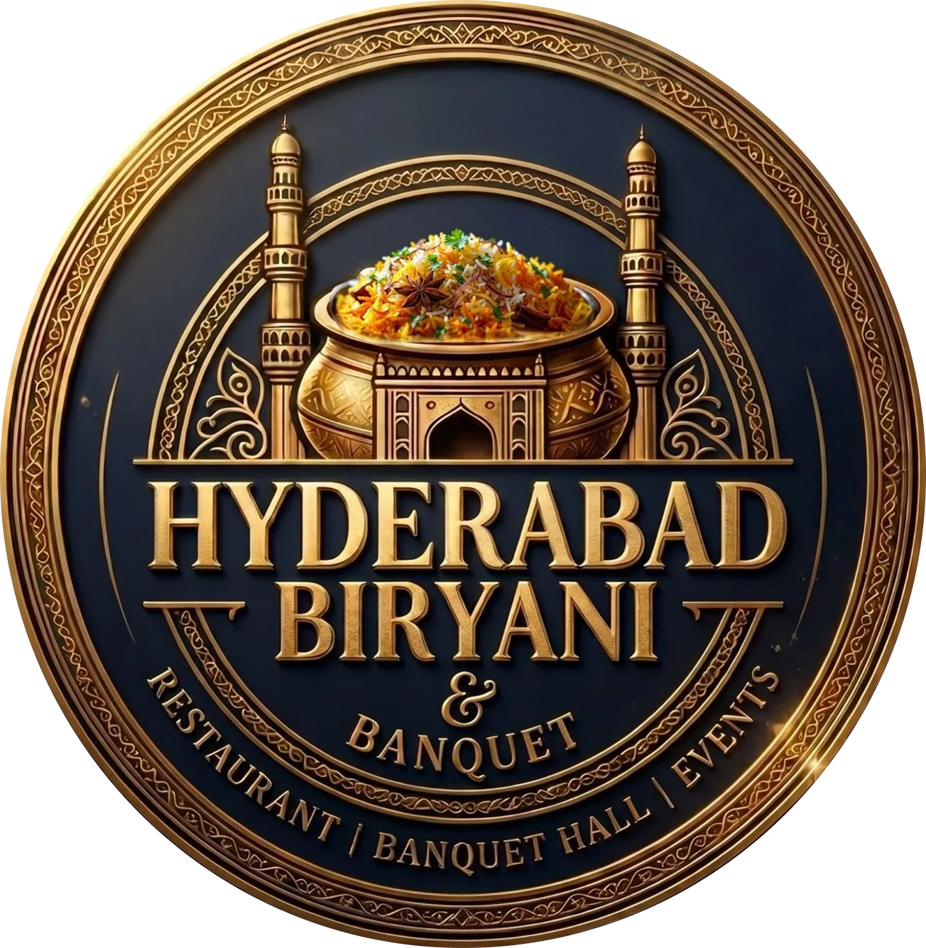 Hyderabad Biryani, East Windsor logo